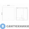 картинка Зеркало Grossman ELEGANS-норма BLACK (800*800*45) LED с сенсорным выключателем и подогревом (1780802)