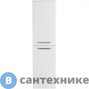 Пенал Cezares ECO ECO-1500-2A-SC-BL подвесной с двумя распашными дверцами с доводчиками, с двумя полками, универсальный, Bianco Lucido, 400x300x1500