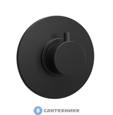 Дивертор Paini 78PZ471 Cox на 3 выхода, чёрный матовый PVD