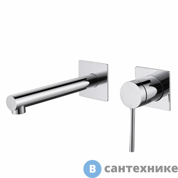 картинка Смеситель ABBER Emotion AF8812 для раковины скрытого монтажа, хром