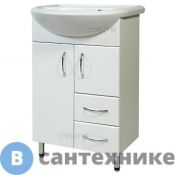Тумба под раковину СанТа Уют-55 2 ящ. Ум. Уют-55 (201088)