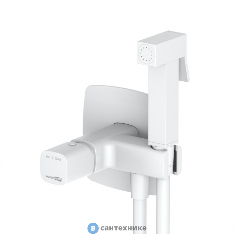 Смеситель WasserKRAFT Saale 9538 встраиваемый для душа с гигиенической лейкой