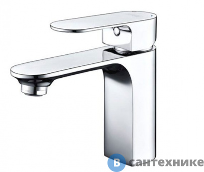 картинка Смеситель WasserKRAFT Dinkel 5803 для раковины латунь, хромоникелевое покрытие