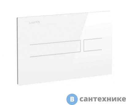 картинка Клавиша смыва Laufen AW3 8.9566.3.000.000.1, двойная белая