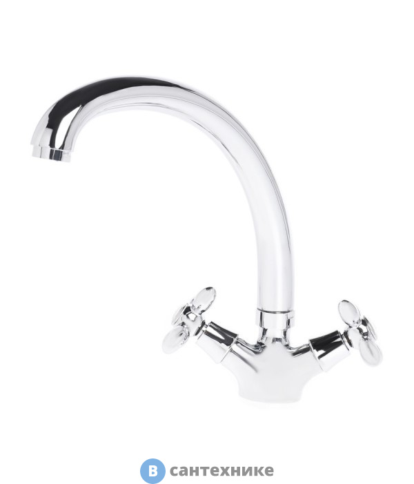 Смеситель Agger Retro A1900200 двухзахватный для кухни