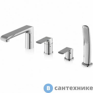 картинка Смеситель Ravak FL 026.00 на борт ванны (X070120)