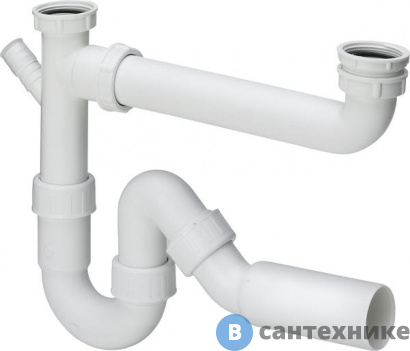 картинка Сифон Reginox M2070 Plastic (с отводом)