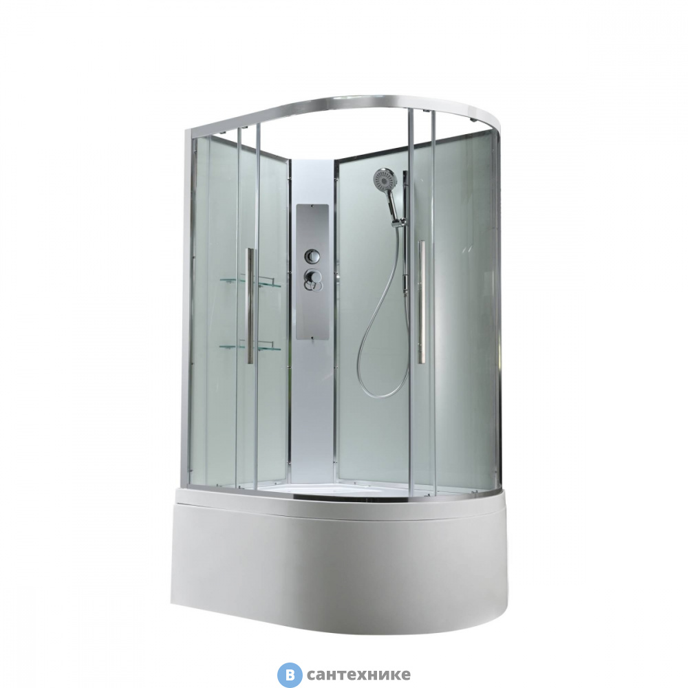 Душевая кабина AvaCan EM5912LNT без крыши прозрачная 
