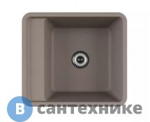 Кухонная мойка Акватон БЕЛЛИС 57 /57х51/ (серый шелк) (1A724932BS250)