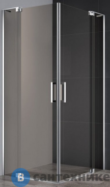 картинка Душевой уголок Cezares SLIDER-A-2-100/110-BR-Cr (1000-1100)x(1000-1100)x1950, без поддона