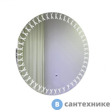 картинка Зеркало Comforty Эониум-80 LED-подсветка, бесконтактный сенсор