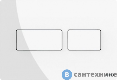 картинка Клавиша смыва TECE TECEsolid 9240432 белый глянцевый
