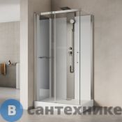 Душевая кабина Black&White G8708-05 N / Brush Niсkel  (800х1100х2170)