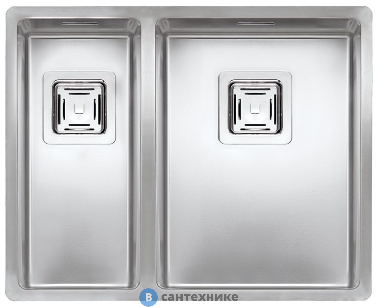 Кухонная мойка Reginox Texas 18x40+30x40 LUX 3,5" L