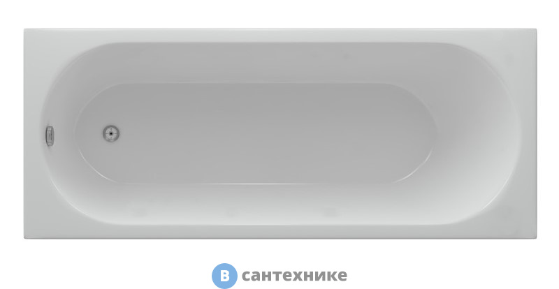 Ванна акриловая AZARIO FELISA 170*70 см прямоугольная (AV.0040170), без каркаса и сифона