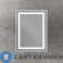 картинка Зеркало BelBagno SPC-KRAFT-500-800-SENS-AL в алюминиевой раме со встроенным светильником и сенсорным выключателем по периметру рамы, 500x800x32 мм