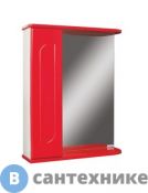 Шкаф-зеркало Айсберг Радуга Красный 55 левый/правый (DA1123HZR)