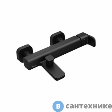 картинка Смеситель Ravak 10° FREE TD F 022.20/150 для ванны, чёрный (X070152)