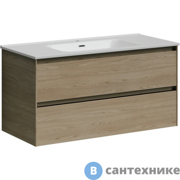 картинка Тумба под раковину Ceramica Nova CENTO 120 CN120-1KE подвесная 2я карпатская ель