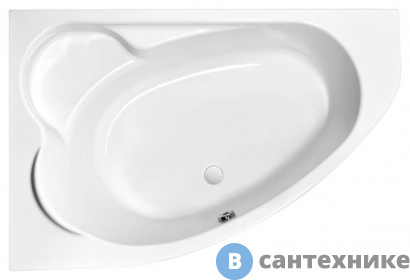 картинка Ванна акриловая Cersanit KALIOPE 170x110 левая (WA-KALIOPE*170-L-W)