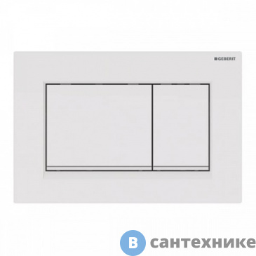 картинка Клавиша смыва Geberit Sigma 30 115.883.11.1 белый матовый