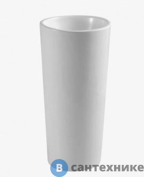 картинка Раковина GID-ceramic Nb130w напольная (410х410)