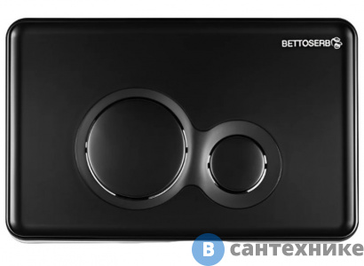 картинка Клавиша смыва Pestan BETTOSERB чёрный матовый (40006459)