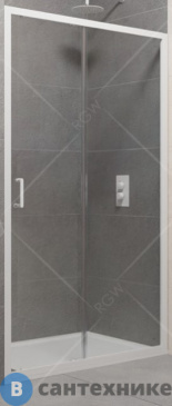 картинка Душевая дверь RGW PA-14W белый/прозрачное/6 мм 120*195 (41081412-15)