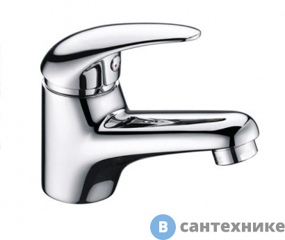 картинка Смеситель WasserKRAFT Isen 2603 для раковины латунь, хромоникелевое покрытие