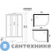 картинка Душевая кабина Niagara Eco E100/70/40L/TN (100х70х215) высокий поддон (40 см), стекло тонированное
