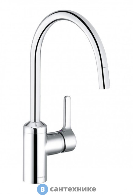 Смеситель Kludi 428510578 BINGO STAR для кухни, выдвижной излив
