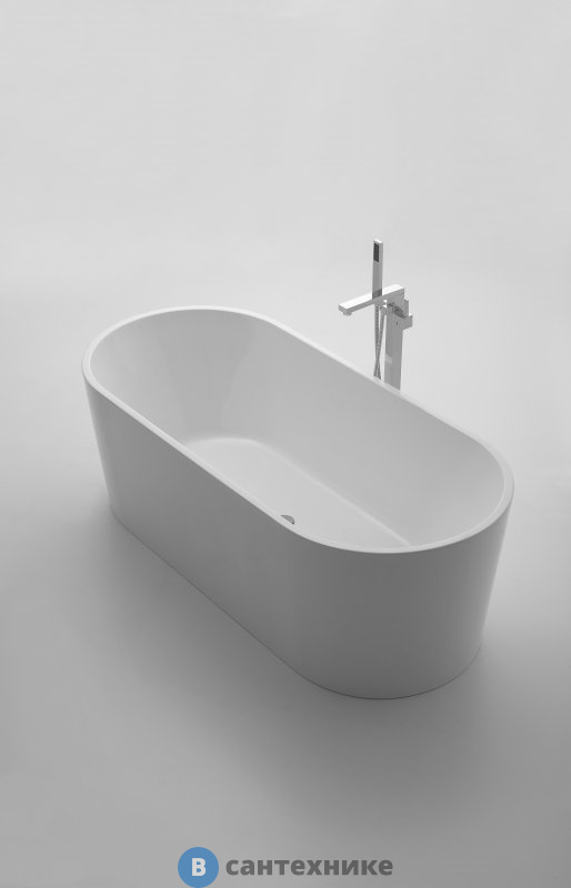 Акриловая ванна BelBagno BB71-1800-W0, 1800x800x600, без перелива