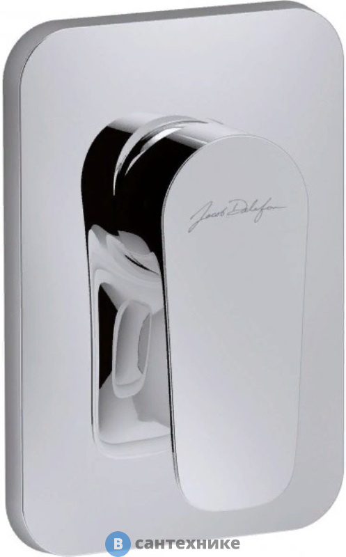 Смеситель Jacob Delafon ALEO E98705-CP встраиваемый, однорычажный, 1 выход (хром)