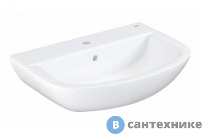 картинка Раковина Grohe 39421000 Bau Ceramic подвесная, 60 см