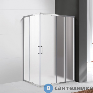 картинка Душевой уголок Cezares MOLVENO-AH-21-100+30-P-Cr без поддона