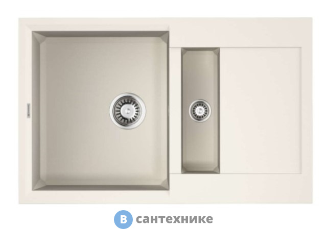 Кухонная мойка OMOIKIRI Sakaime 78-2-WH белый (4993128)