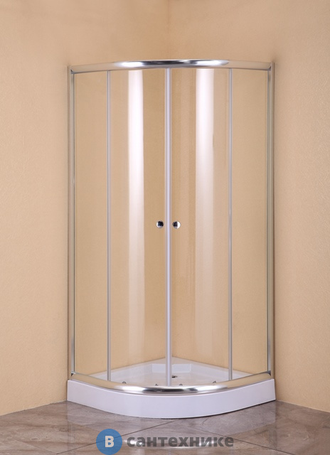 Душевой уголок Agger A01-090TCR с поддоном 88х88х200