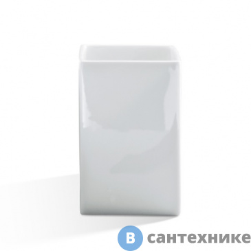 картинка Стакан Decor Walther DW 627 для зубных шёток, фарфор, белый (845950)