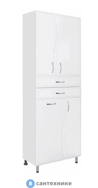 Колонна Style line 700 (2ящ., корзина) 2000*700*340, Волна (4650134472684)