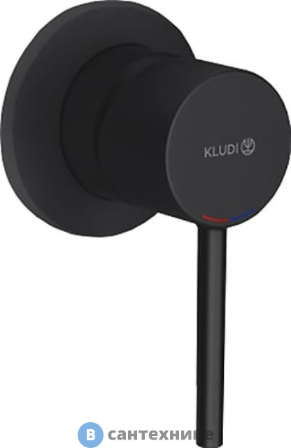 Смеситель Kludi BOZZ 389253976 для душа, чёрный мат.