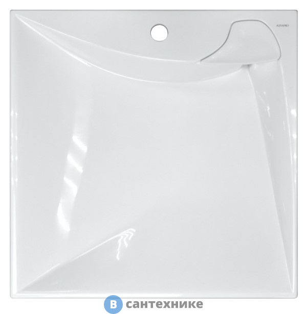 Раковина AZARIO Gratsiy (597*598*90) +сифон (CS00078505)