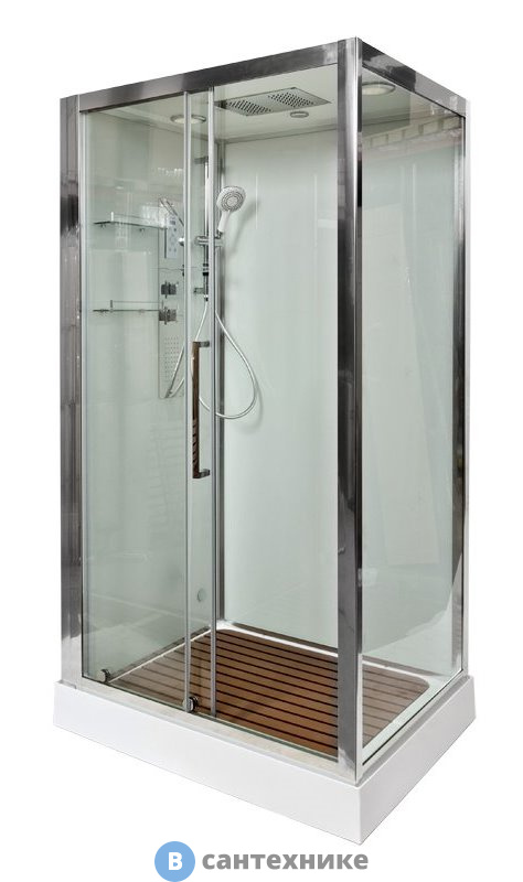 Душевая кабина Deto Z120 KERAVA с электрикой (120х90х220 см)