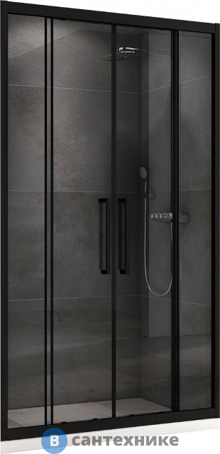 Душевая дверь ABBER Schwarzer Diamant AG33140BH 140*195