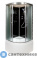 картинка Душевая кабина Deto B90S black (90х90х220 см)