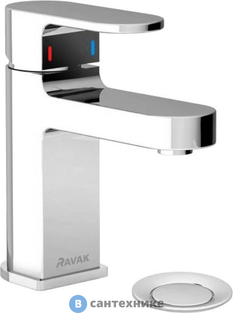 Смеситель Ravak CR 011.00 для умывальника с донным клапаном (X070053)