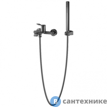 картинка Смеситель AZARIO ABILITY AZ-VRY238331AJ для ванны и душа с полным душевым набором, графит