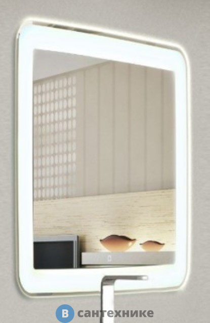 Зеркало с подсветкой Art & MAX Latina 500x800 AM-Lat-500-800-DS-F