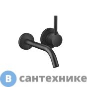Смеситель Dornbracht Meta 36.860.660.33 для раковины, чёрный матовый, внешняя часть