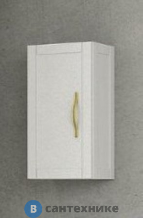 Шкафчик Cezares TIFFANY 54960 подвесной с одной распашной дверцей, реверсивный Bianco opaco (34x32x59)