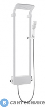 картинка Душевая панель Black&White W1010 Shine White (1300x405x230)